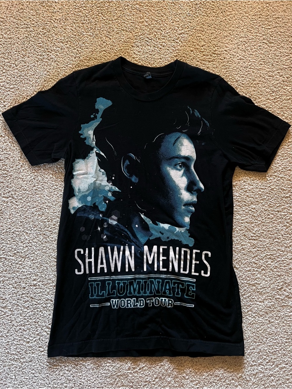 Shawn Mendes Illuminate World Tour Graphic Tee - Black